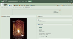Desktop Screenshot of haret.deviantart.com