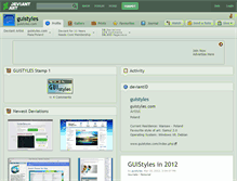 Tablet Screenshot of guistyles.deviantart.com