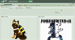 Desktop Screenshot of forestwind48.deviantart.com