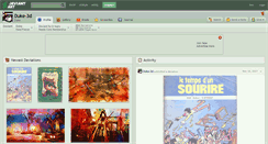 Desktop Screenshot of duke-3d.deviantart.com