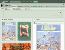 Tablet Screenshot of duke-3d.deviantart.com