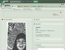Tablet Screenshot of paleboy.deviantart.com