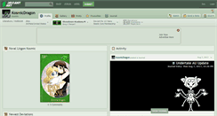 Desktop Screenshot of kosmicdragon.deviantart.com