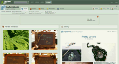 Desktop Screenshot of lady-cobweb.deviantart.com