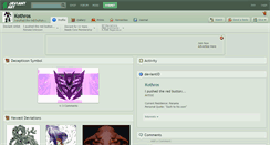 Desktop Screenshot of kothros.deviantart.com