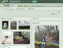 Tablet Screenshot of cwruth.deviantart.com