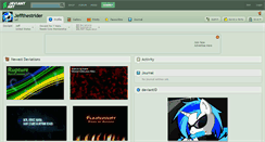Desktop Screenshot of jeffthestrider.deviantart.com