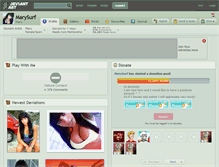 Tablet Screenshot of marysurf.deviantart.com