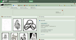 Desktop Screenshot of cantwell615.deviantart.com