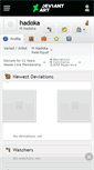 Mobile Screenshot of hadoka.deviantart.com