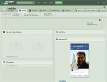 Tablet Screenshot of hadoka.deviantart.com