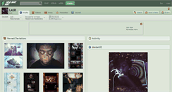 Desktop Screenshot of lasr.deviantart.com