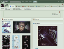 Tablet Screenshot of lasr.deviantart.com