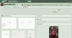 Desktop Screenshot of gravethenightwalker.deviantart.com