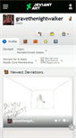 Mobile Screenshot of gravethenightwalker.deviantart.com