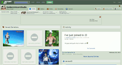Desktop Screenshot of goldenunicornstudio.deviantart.com
