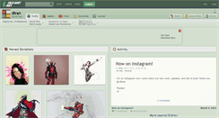 Desktop Screenshot of dtran.deviantart.com