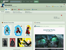 Tablet Screenshot of behedehst.deviantart.com