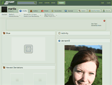 Tablet Screenshot of marilla.deviantart.com