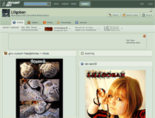 Tablet Screenshot of lillgoban.deviantart.com