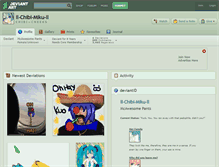 Tablet Screenshot of ll-chibi-miku-ll.deviantart.com