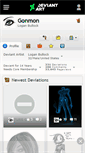 Mobile Screenshot of gonmon.deviantart.com