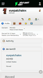 Mobile Screenshot of eyepatchalex.deviantart.com