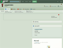 Tablet Screenshot of eyepatchalex.deviantart.com