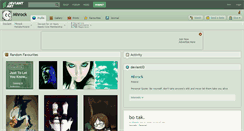 Desktop Screenshot of mhrock.deviantart.com