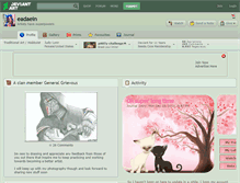 Tablet Screenshot of eadaein.deviantart.com