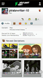 Mobile Screenshot of piratewriter-10.deviantart.com