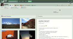 Desktop Screenshot of ksonicx.deviantart.com