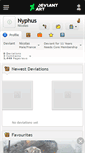 Mobile Screenshot of nyphus.deviantart.com