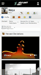 Mobile Screenshot of nxlx.deviantart.com