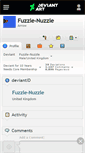 Mobile Screenshot of fuzzle-nuzzle.deviantart.com
