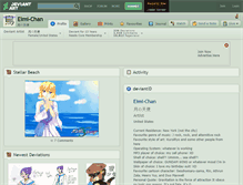 Tablet Screenshot of eimi-chan.deviantart.com