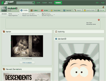 Tablet Screenshot of mukeni0.deviantart.com