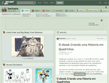 Tablet Screenshot of beckzera.deviantart.com