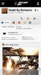 Mobile Screenshot of death-by-romance.deviantart.com
