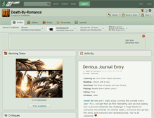 Tablet Screenshot of death-by-romance.deviantart.com