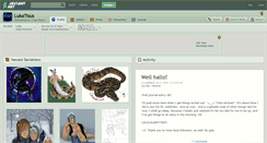 Desktop Screenshot of lukatisus.deviantart.com
