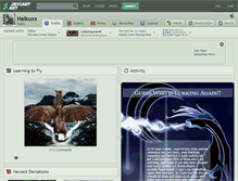 Tablet Screenshot of haikuxx.deviantart.com