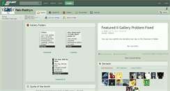 Desktop Screenshot of pain-poetry.deviantart.com