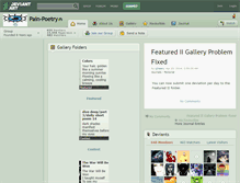 Tablet Screenshot of pain-poetry.deviantart.com