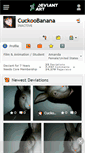 Mobile Screenshot of cuckoobanana.deviantart.com