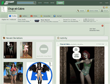 Tablet Screenshot of chup-at-cabra.deviantart.com