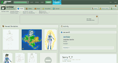 Desktop Screenshot of amsidar.deviantart.com