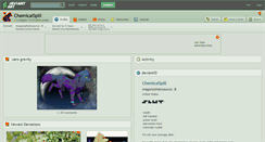 Desktop Screenshot of chemicalspill.deviantart.com