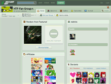 Tablet Screenshot of htf-fan-group.deviantart.com