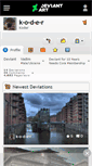 Mobile Screenshot of k-o-d-e-r.deviantart.com